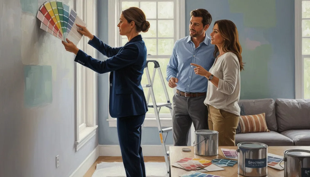 Color consultation for Dayton, OH painting services with expert paint color selection guidance