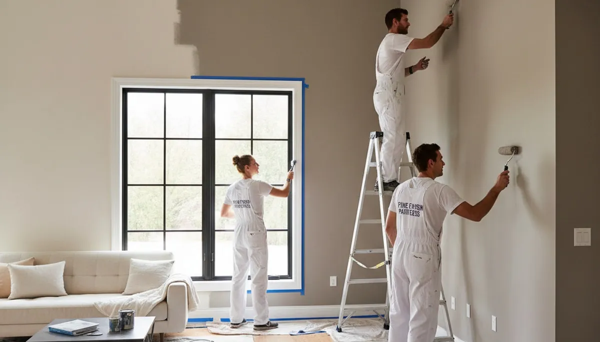 Interior house painting in Dayton, OH by local painters for durable, professional finishes